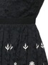 Detail View - Click To Enlarge - ALICE & OLIVIA - 'Nigel' floral guipure lace party dress
