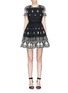 Main View - Click To Enlarge - ALICE & OLIVIA - 'Nigel' floral guipure lace party dress