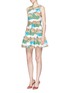 Figure View - Click To Enlarge - ALICE & OLIVIA - 'Joyce' Safari Land print cotton party dress