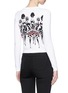 Back View - Click To Enlarge - ALICE & OLIVIA - Beaded Stacey print cardigan
