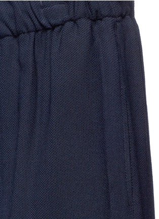 Detail View - Click To Enlarge - BASSIKE - Piqué track pants
