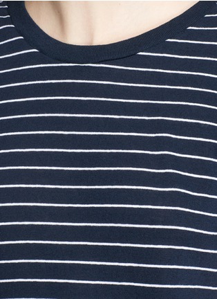 Detail View - Click To Enlarge - BASSIKE - Stripe organic cotton T-shirt