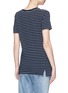 Back View - Click To Enlarge - BASSIKE - Stripe organic cotton T-shirt