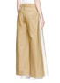 Back View - Click To Enlarge - BASSIKE - Contrast outseam cotton twill culottes