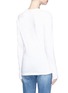Back View - Click To Enlarge - BASSIKE - Slim fit organic cotton long sleeve T-shirt
