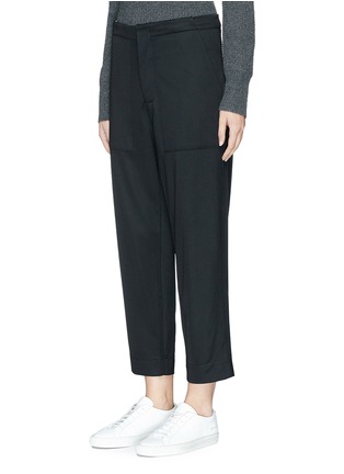 Front View - Click To Enlarge - BASSIKE - Cavalry twill cropped pants