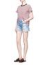Figure View - Click To Enlarge - FRAME - 'Le Original' ripped denim shorts