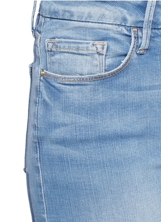 Detail View - Click To Enlarge - FRAME - 'Le Crop Mini Boot' staggered jeans