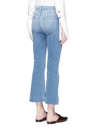Back View - Click To Enlarge - FRAME - 'Le Crop Mini Boot' staggered jeans