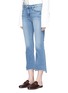 Front View - Click To Enlarge - FRAME - 'Le Crop Mini Boot' staggered jeans