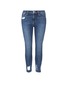 Main View - Click To Enlarge - FRAME - Ripped cropped denim pants