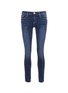 Main View - Click To Enlarge - FRAME - 'Le Skinny de Jeanne Cascade' staggered cuff jeans