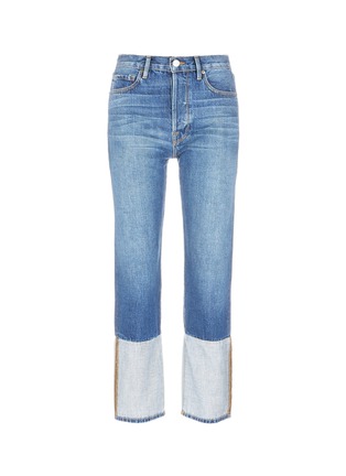 Main View - Click To Enlarge - FRAME - 'Le Original' reversed cuff cropped straight leg jeans