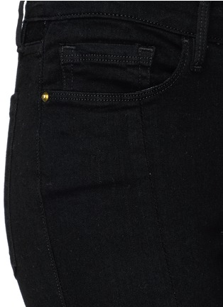 Detail View - Click To Enlarge - FRAME - 'Le Skinny de Jeanne' split cuff jeans