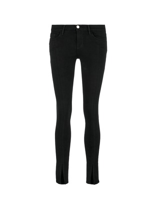 Main View - Click To Enlarge - FRAME - 'Le Skinny de Jeanne' split cuff jeans