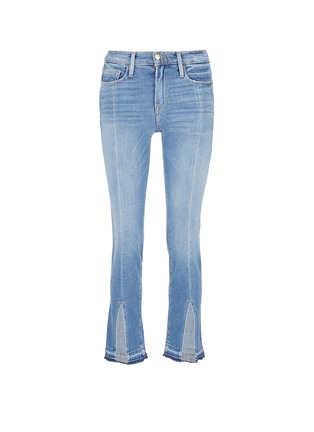 Main View - Click To Enlarge - FRAME - 'Le Nouveau Straight' split cuff jeans