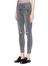 Front View - Click To Enlarge - FRAME - 'Le High Skinny' ripped jeans