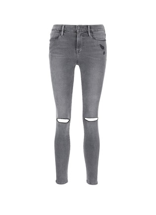 Main View - Click To Enlarge - FRAME - 'Le High Skinny' ripped jeans