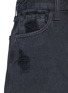 Detail View - Click To Enlarge - J BRAND - 'Carolina' high rise frayed denim skirt