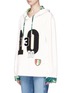 Front View - Click To Enlarge - - - Mix number and logo patch hoodie