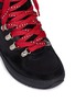 Detail View - Click To Enlarge - ISABEL MARANT - 'Brendty' high top leather and canvas sneakers