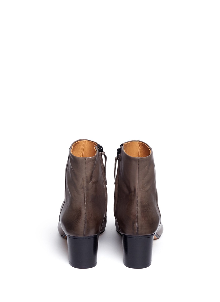 ISABEL MARANT Danay Leather Ankle Boots | ModeSens