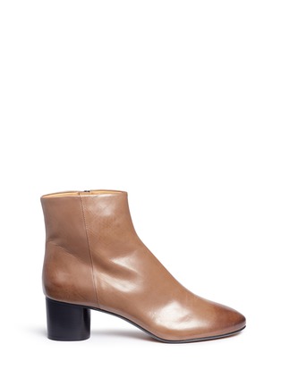 Main View - Click To Enlarge - ISABEL MARANT - 'Danay' calfskin leather ankle boots