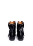 Back View - Click To Enlarge - ISABEL MARANT - 'Studded Godillot' calfskin leather ankle boots