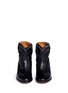 Front View - Click To Enlarge - ISABEL MARANT - 'Studded Godillot' calfskin leather ankle boots