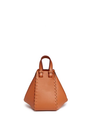 Detail View - Click To Enlarge - LOEWE - 'Hammock' laced small calfskin leather bag