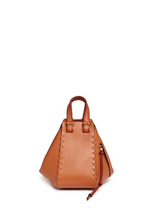 Main View - Click To Enlarge - LOEWE - 'Hammock' laced small calfskin leather bag