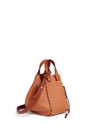 Figure View - Click To Enlarge - LOEWE - 'Hammock' laced small calfskin leather bag
