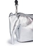  - LOEWE - 'Elephant' mini metallic leather bag