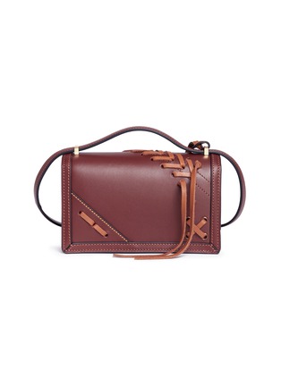 Detail View - Click To Enlarge - LOEWE - 'Barcelona' laced small leather crossbody bag