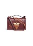 Main View - Click To Enlarge - LOEWE - 'Barcelona' laced small leather crossbody bag