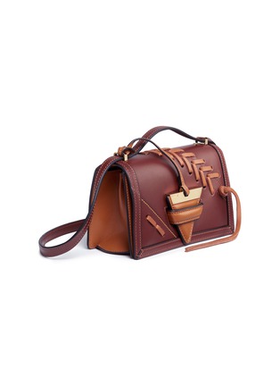 Figure View - Click To Enlarge - LOEWE - 'Barcelona' laced small leather crossbody bag