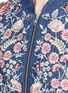 Detail View - Click To Enlarge - NEEDLE & THREAD - 'Sundaze' floral embellished denim bomber jacket