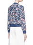 Back View - Click To Enlarge - NEEDLE & THREAD - 'Sundaze' floral embellished denim bomber jacket