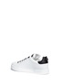 Detail View - Click To Enlarge - - - Heartbeat embroidered leather sneakers