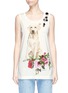 Main View - Click To Enlarge - - - Dog print embellished tank top