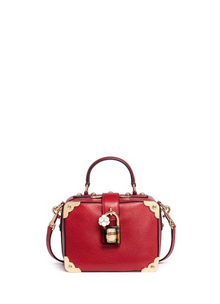 Main View - Click To Enlarge - - - 'Dolce Soft' padlock small drummed leather bag