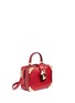 Figure View - Click To Enlarge - - - 'Dolce Soft' padlock small drummed leather bag