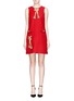 Main View - Click To Enlarge - - - Bow embellished mini suiting dress