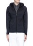 Main View - Click To Enlarge - ARMANI COLLEZIONI - Raglan sleeve zip hoodie