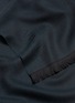 Detail View - Click To Enlarge - ARMANI COLLEZIONI - Logo intarsia wool scarf