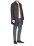 Figure View - Click To Enlarge - ARMANI COLLEZIONI - Tapered leg pants