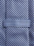 Detail View - Click To Enlarge - ARMANI COLLEZIONI - Zigzag jacquard silk tie