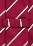 Detail View - Click To Enlarge - ARMANI COLLEZIONI - Stripe herringbone tie