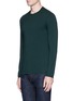 Front View - Click To Enlarge - ARMANI COLLEZIONI - Stretch long sleeve T-shirt