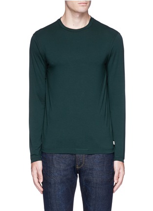 Main View - Click To Enlarge - ARMANI COLLEZIONI - Stretch long sleeve T-shirt